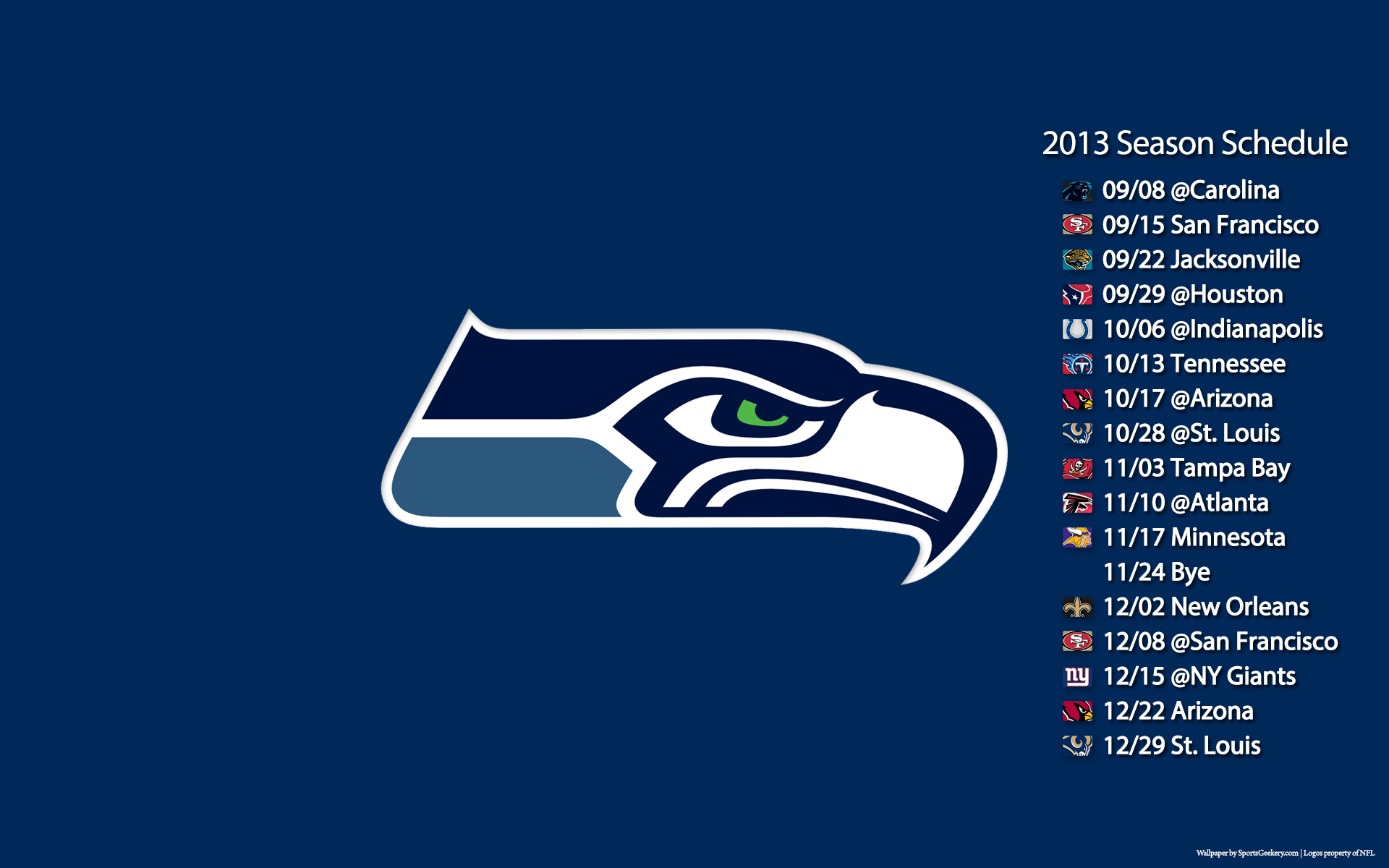 Seattle Seahawks nfl football poster posters logo wallpaper background