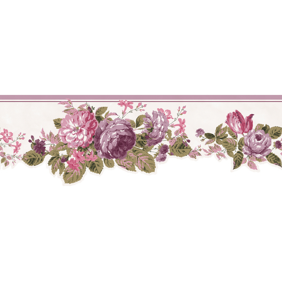 🔥 Free download Sanitas Cottage Rose Prepasted Wallpaper Border at
