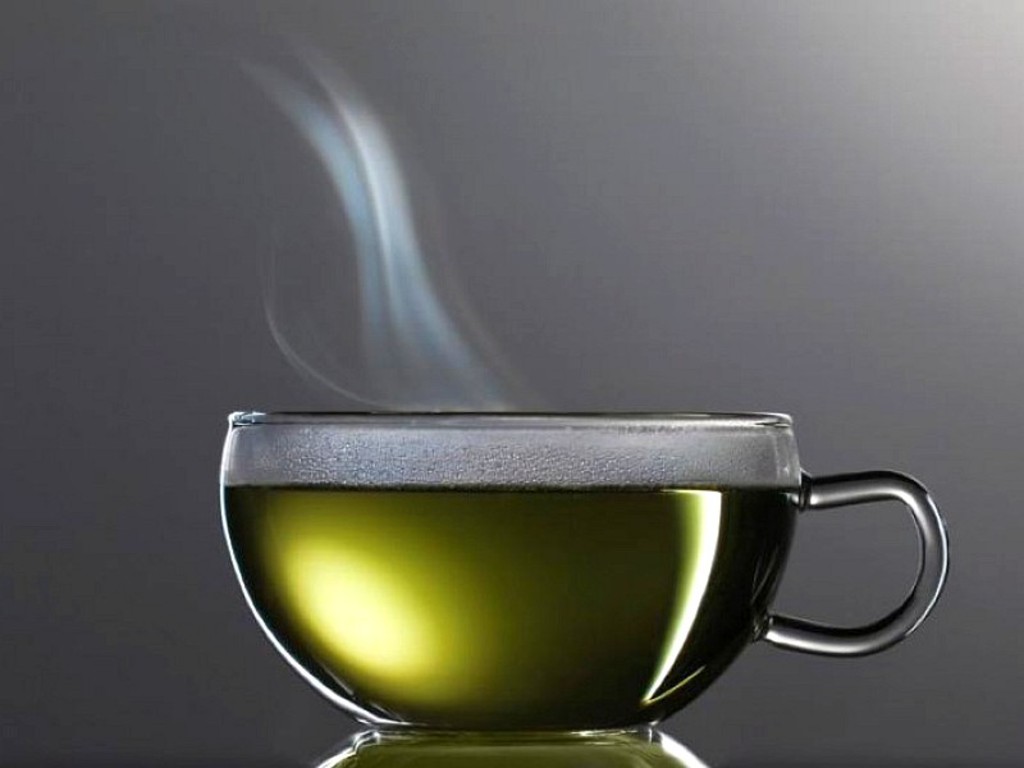 Green Tea Hot Drink Wallpaper Screen