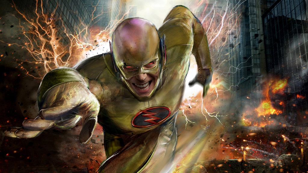 The Flash Cw Serie Reverse Artwork