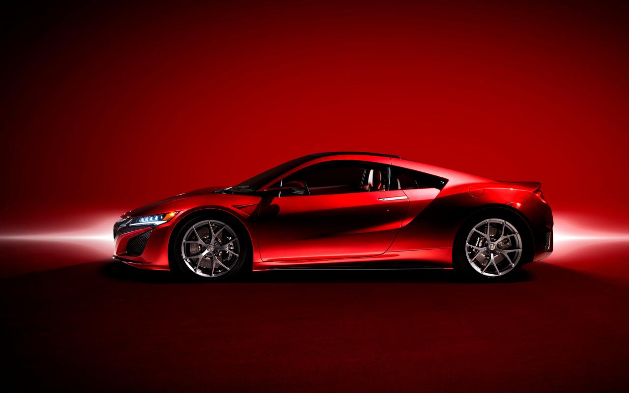 New Car Wallpaper Acura Nsx Red