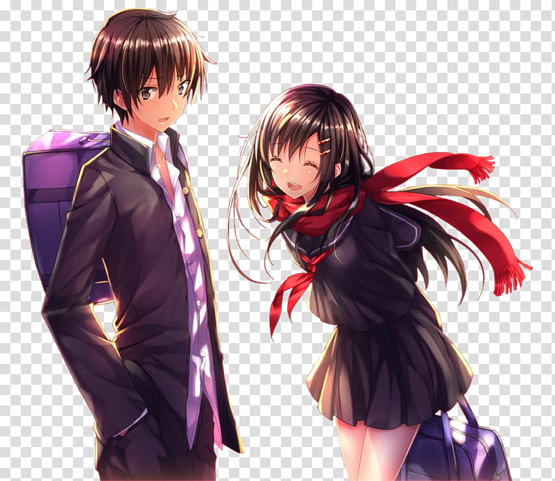 Render Shintaro X Ayano Animated Male And Female Characters