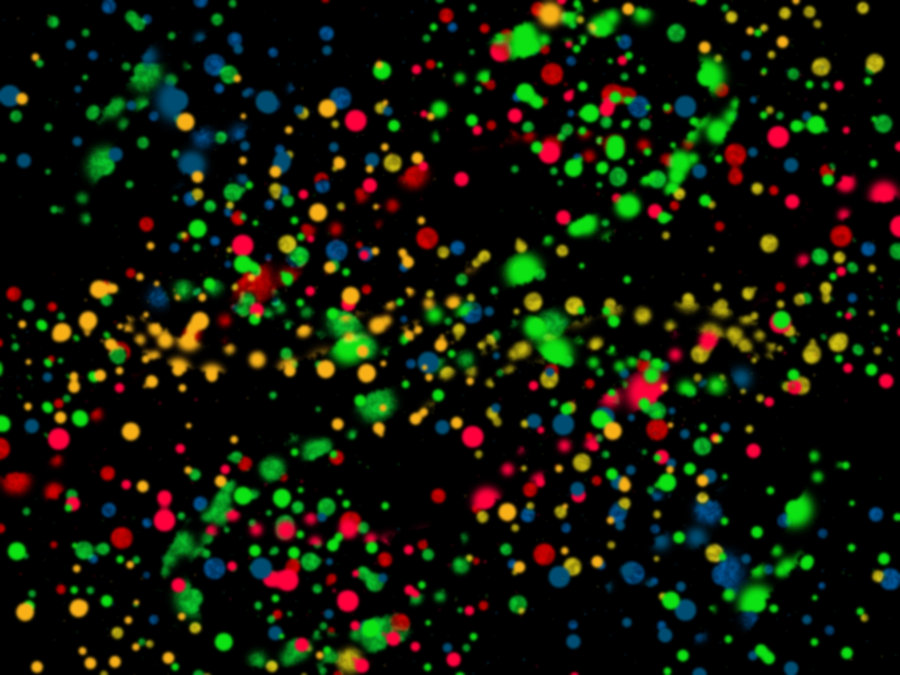 Neon Paint Splatter Background Background By