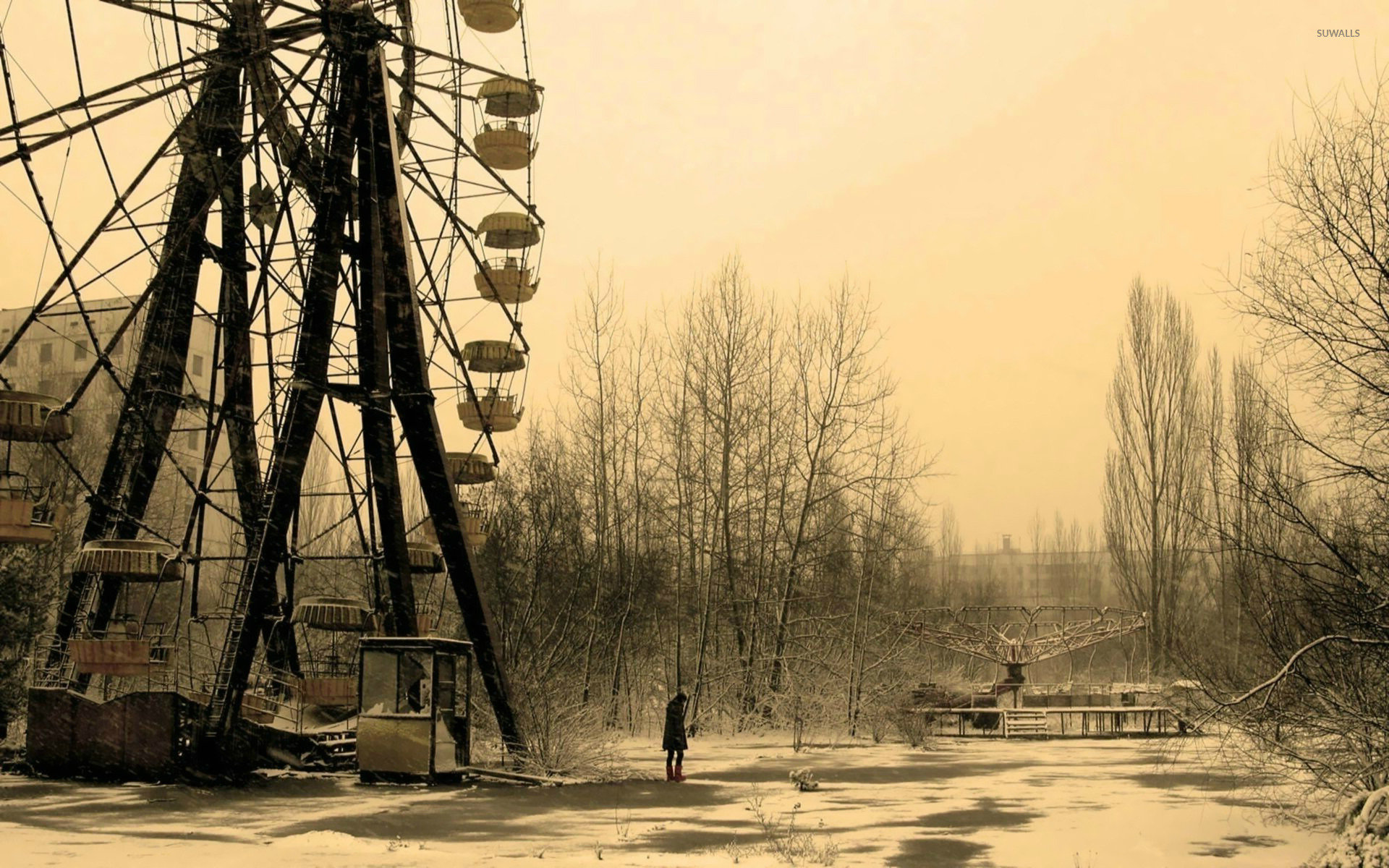 Pripyat Amusement Park Wallpaper Photography