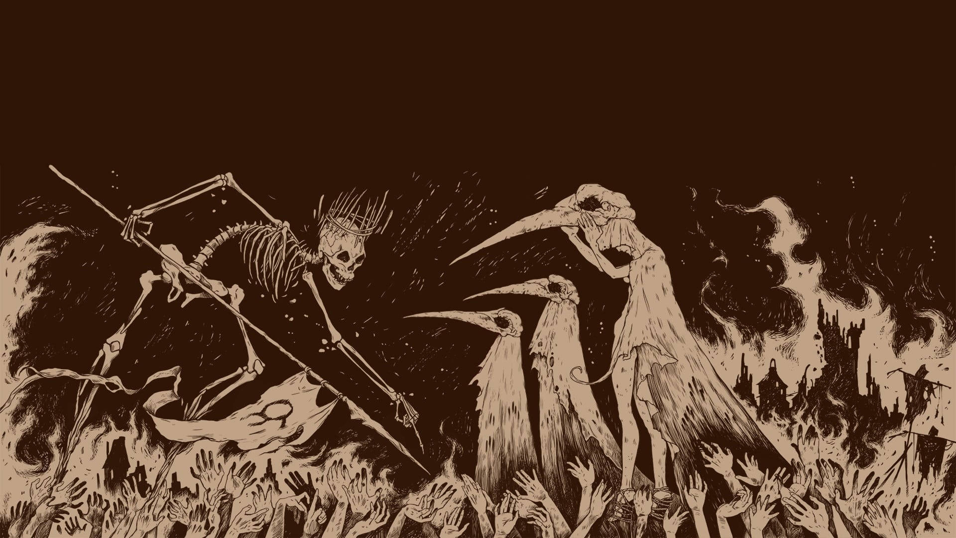 Top Skeleton Desktop Wallpaper Full HD 4k To Use