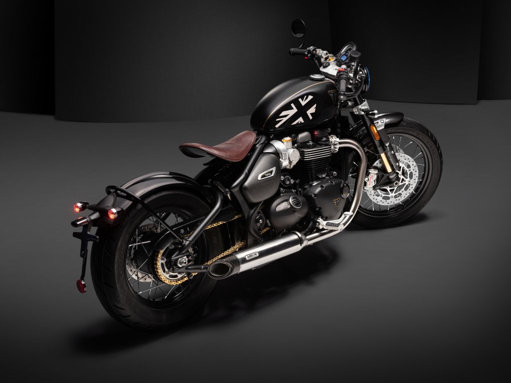 Desktop Wallpaper Triumph Bonneville Bobber Tfc Motorcycle