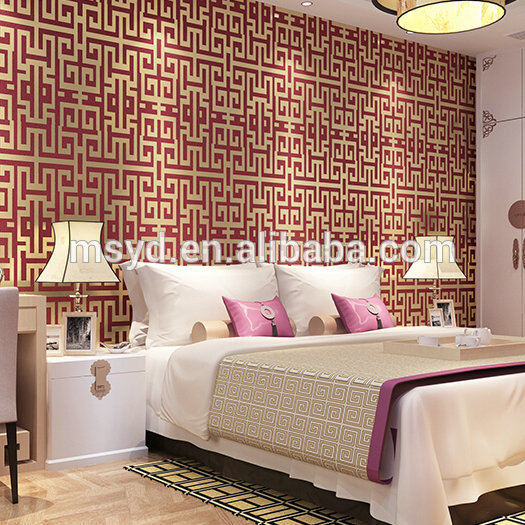 Chinese Decor Design Wallpaper   Buy WallpaperCheap Modern Wallpaper 525x525