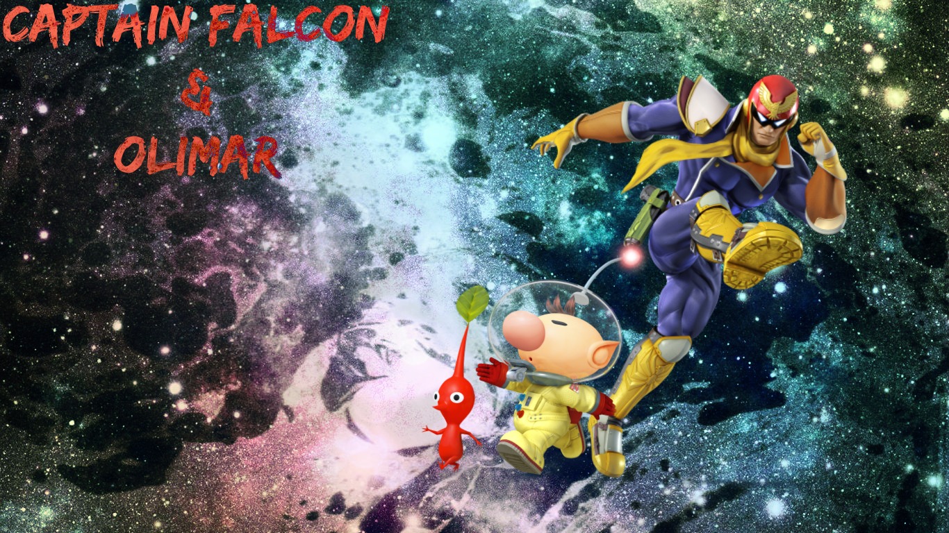 Free download falcon and olimar ssb4 wallpaper by roxy1049