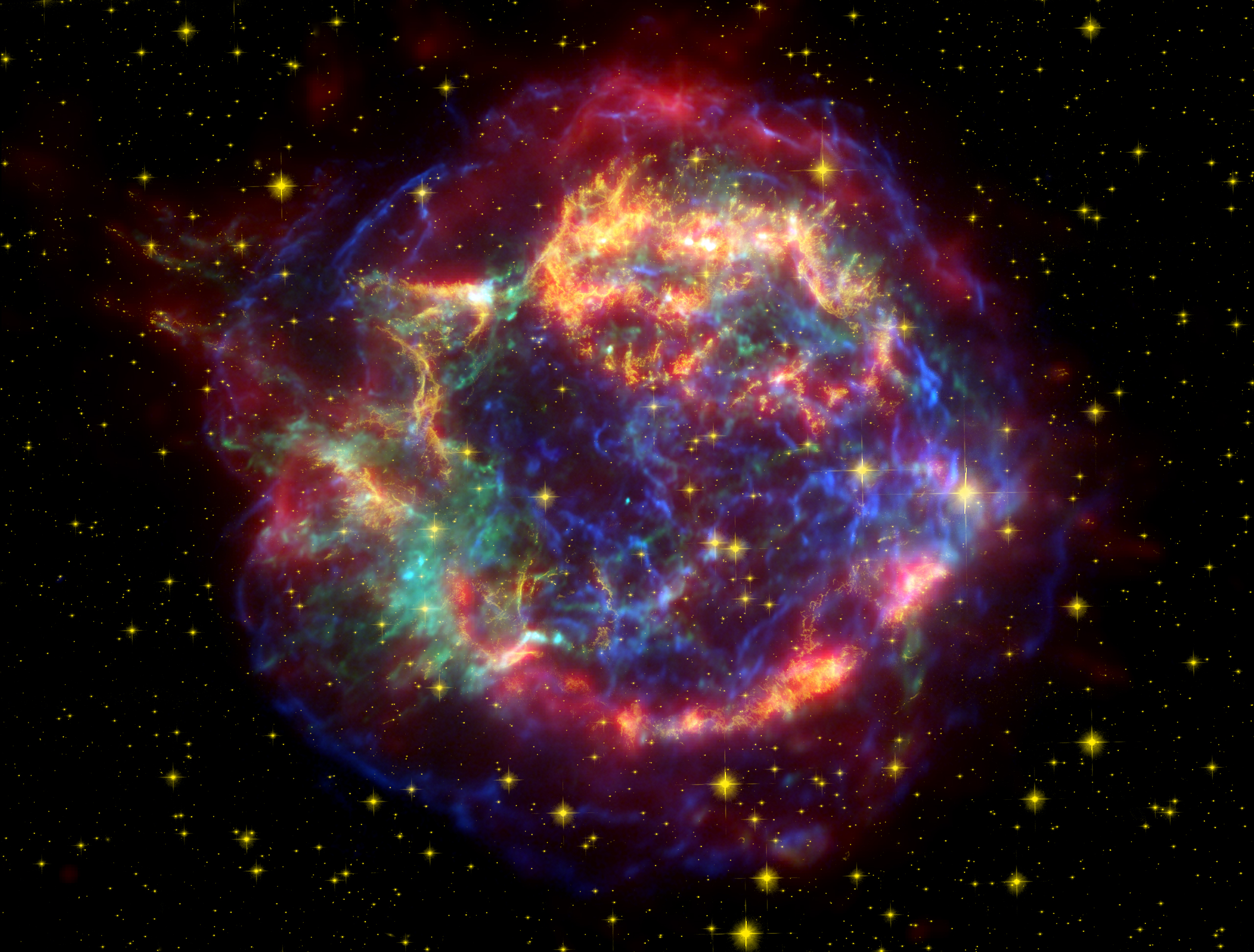 Nasa Infrared Echoes Give S Spitzer A Supernova Flashback