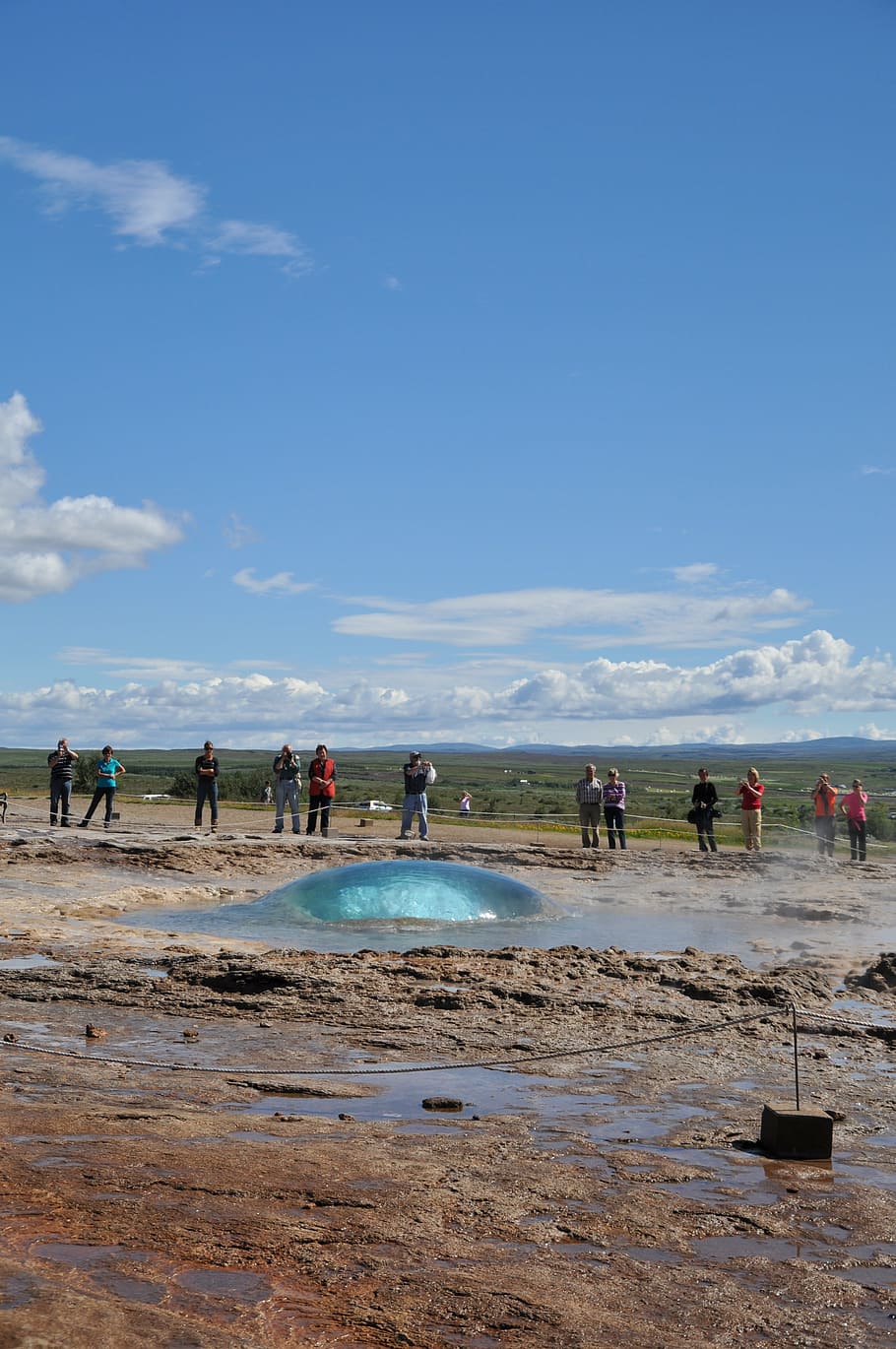 HD Wallpaper Geyser Strokkur Iceland Boiling Water
