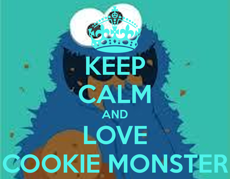 Keep Calm And Love Cookie Monster Poster Darian S O