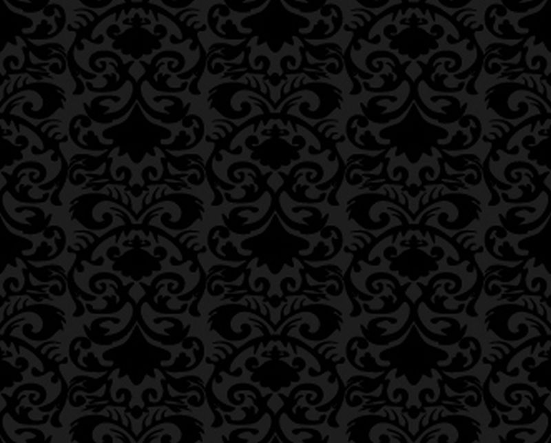 Black Design Floral Pattern Phone Wallpaper By Nicolenicotine