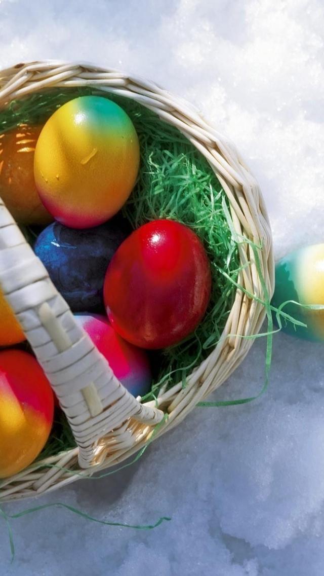 Easter Eggs Ideas iPhone HD Wallpaper