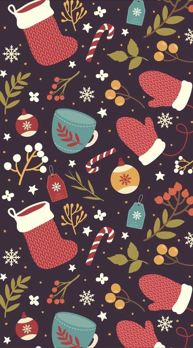 21 Merry Preppy Christmas iPhone Wallpapers Preppy Wallpapers 735x1324
