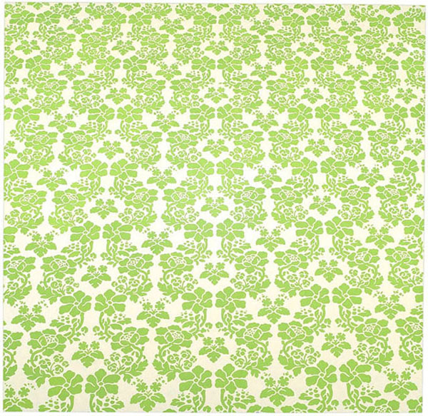 Wallpaper Sample Green Floral