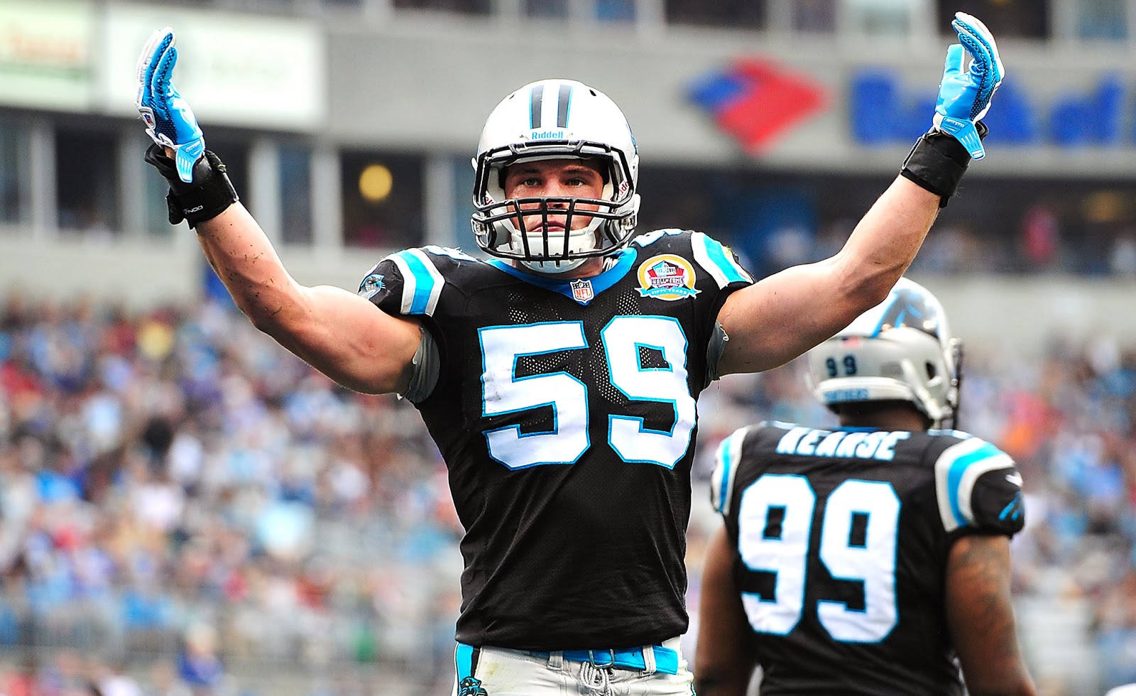 Luke Kuechly And The Carolina Panthers Take On Miami Dolphins In