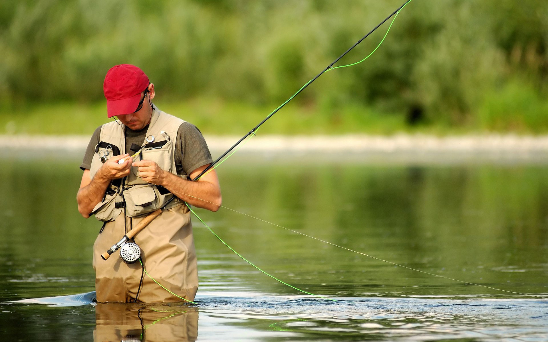Man Fishing Wallpaper Background Is High Definition You