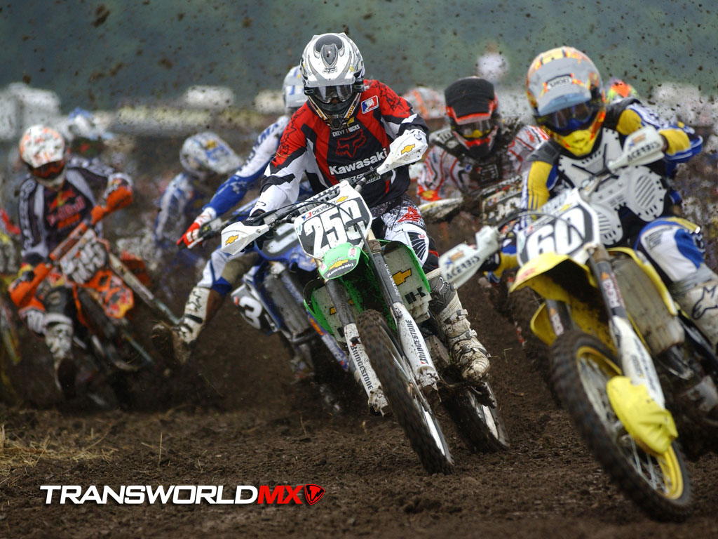Action Racing Photos Of Motocross Motorcycles On The Dirt Track Or