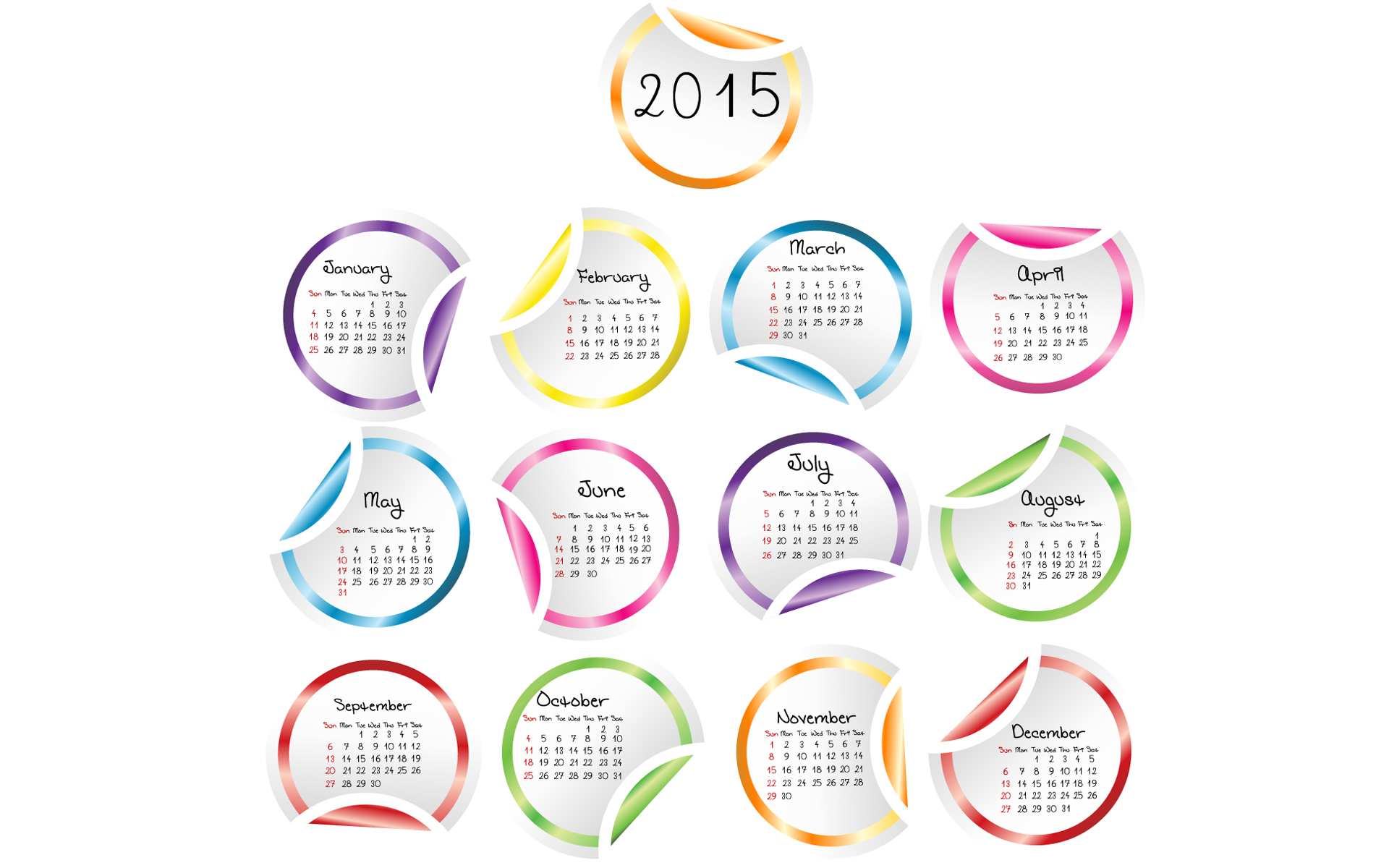 Happy new year 2015 calendar download best desktop wallpaper 1920x1200