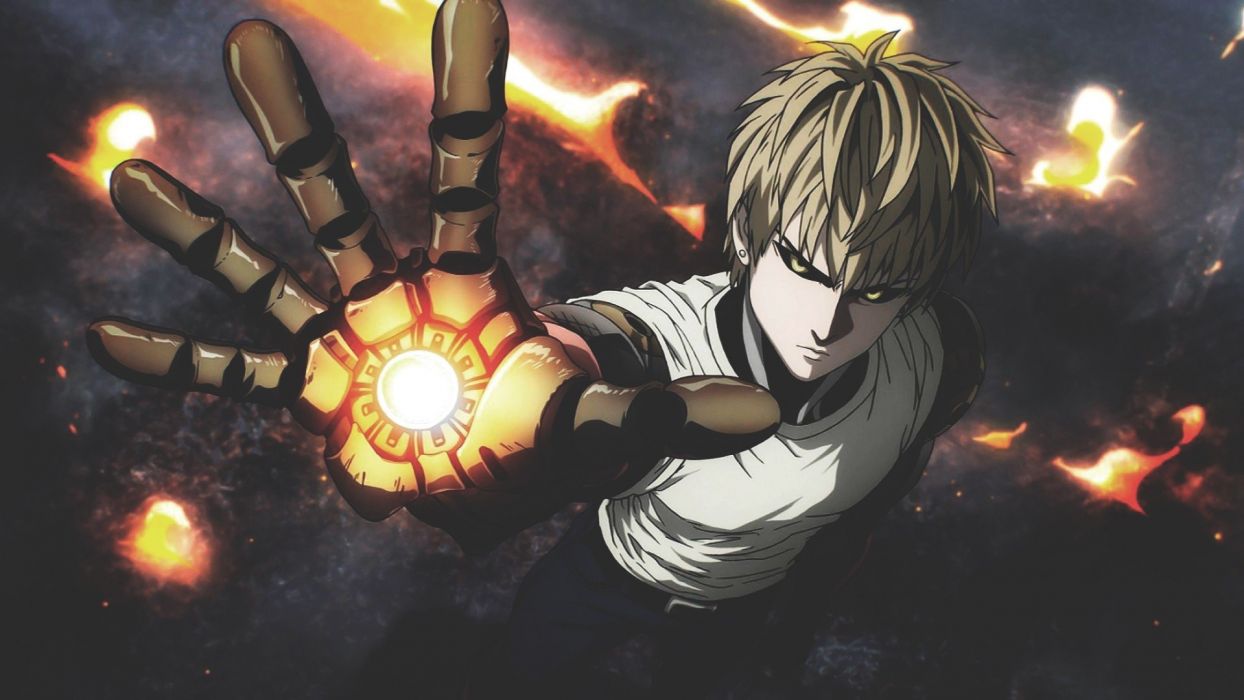 Genos One Punch Man Anime Series Character Wallpaper