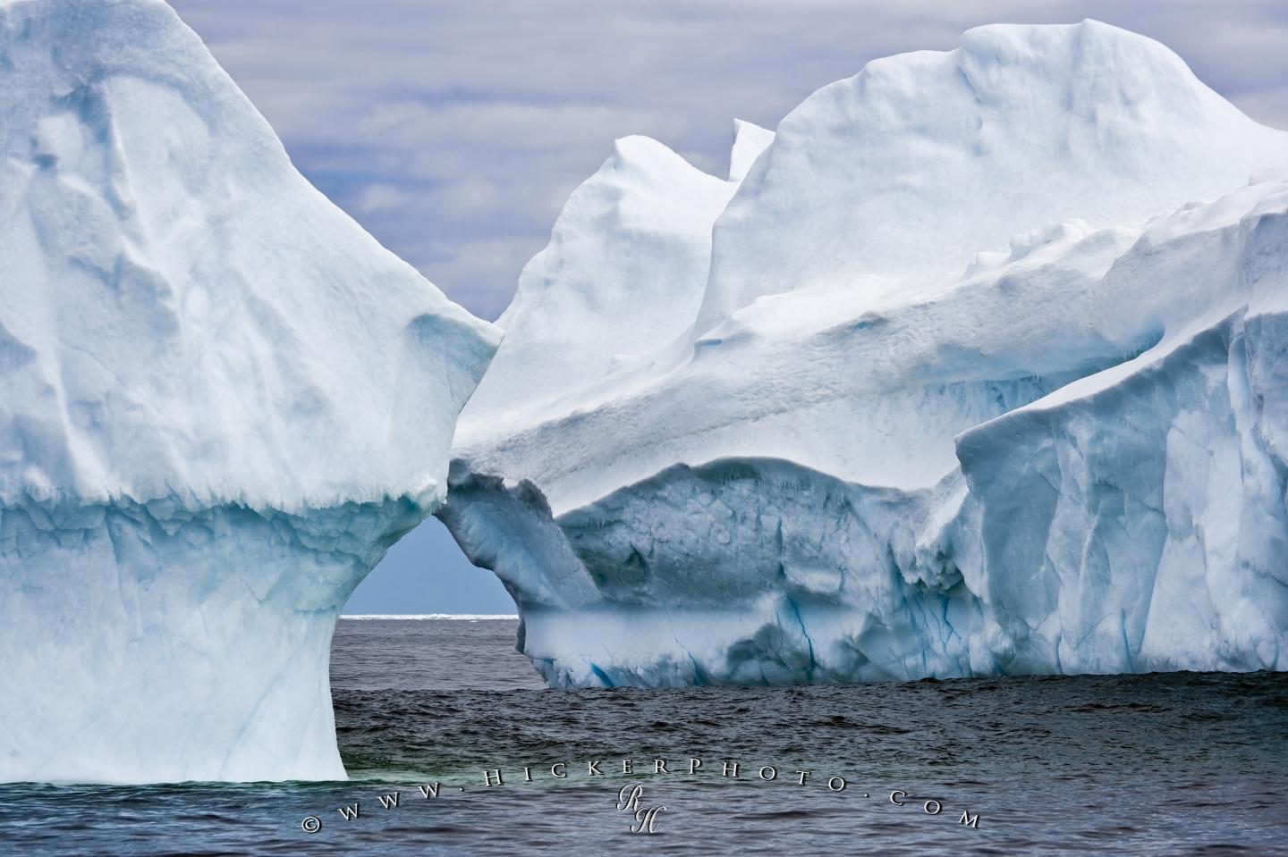 Wallpaper Background Natural Pattern Floating Icebergs