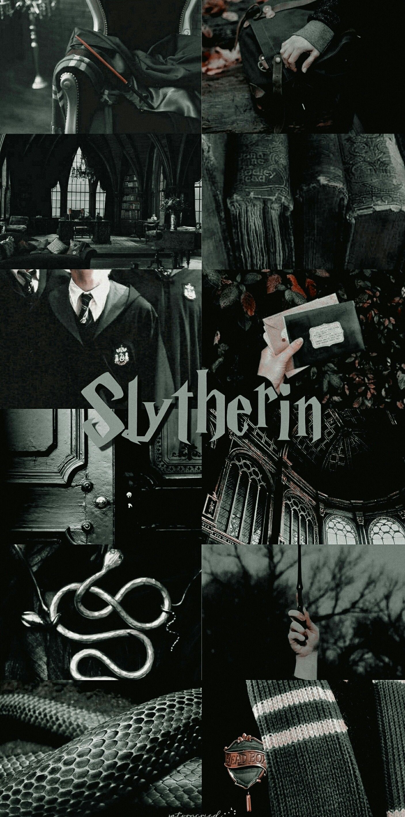 Slytherin Aesthetic Harry Potter Background