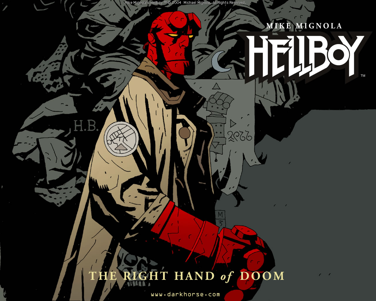 Hellboy Desktops Dark Horse Ics