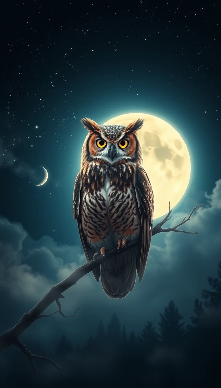 Owl Mobile Wallpaper