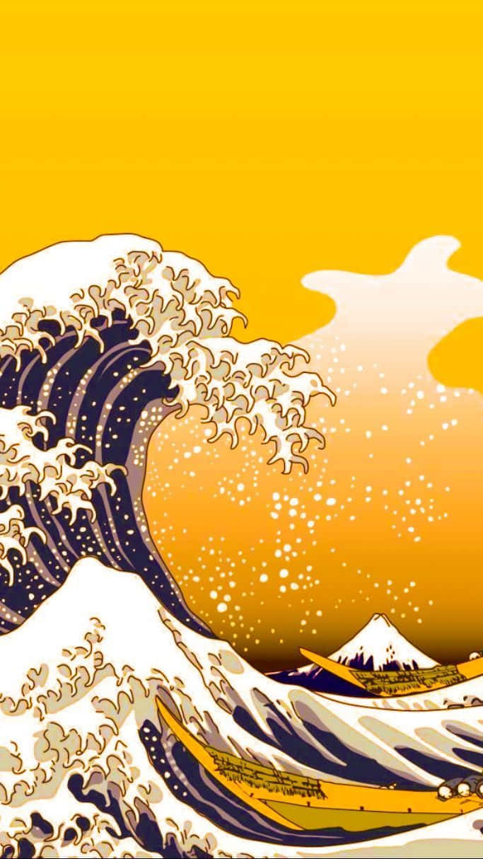 Retro Yellow Wallpaper