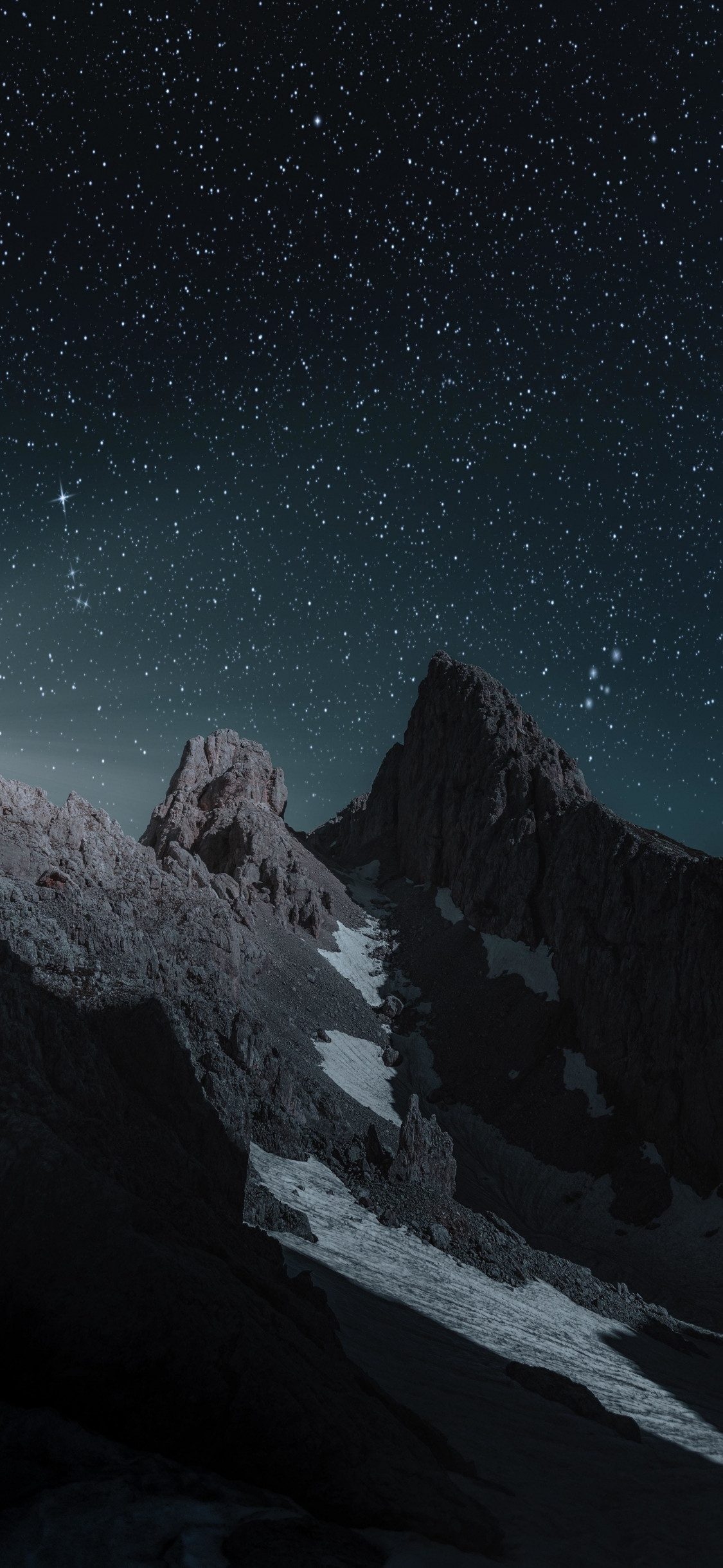 Wallpaper Rocky Mountains Nature Night