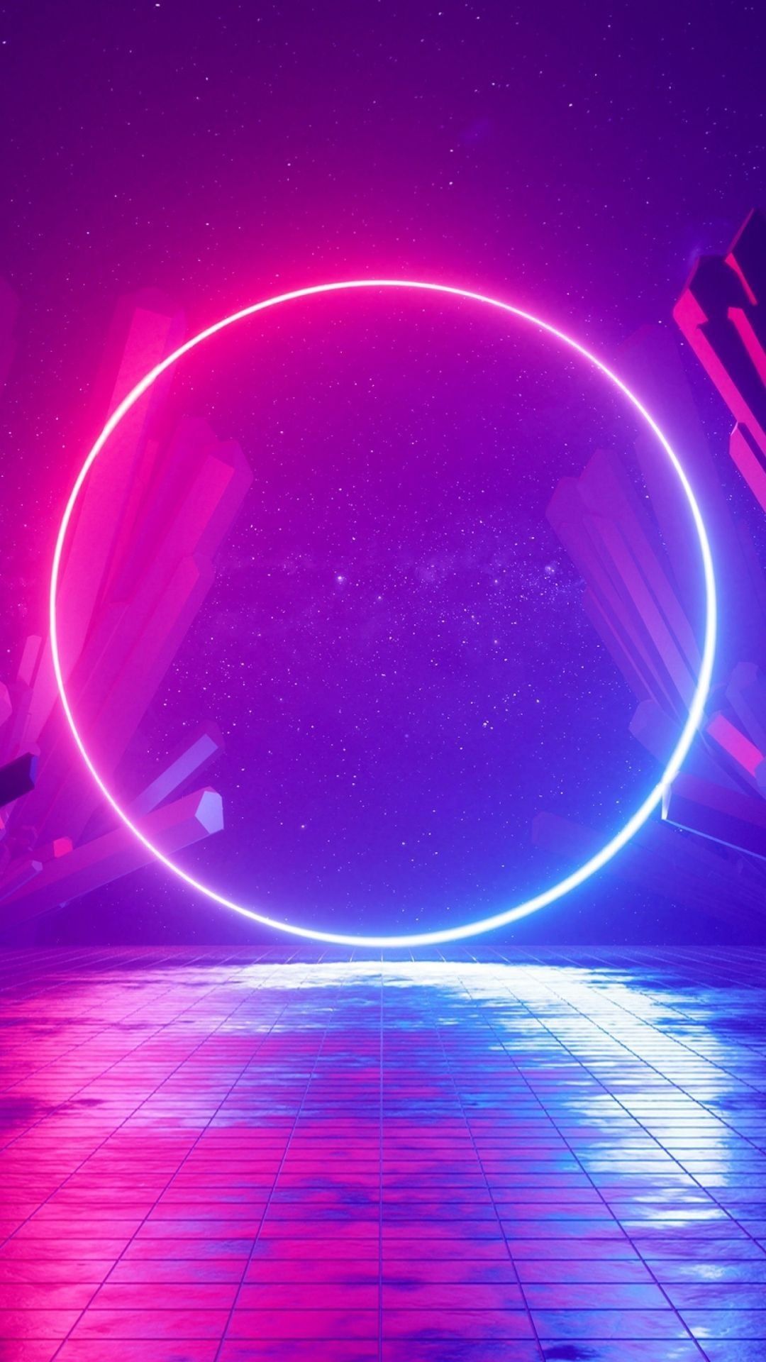 Neon Pink Aesthetic Wallpaper