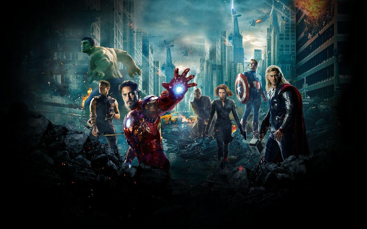 Wallpaper Based On Theatrical Poster For The Avengers Geekrest