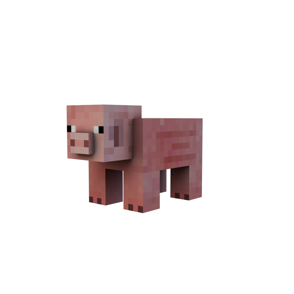 Minecraft Pig Back View Images Pictures   Becuo