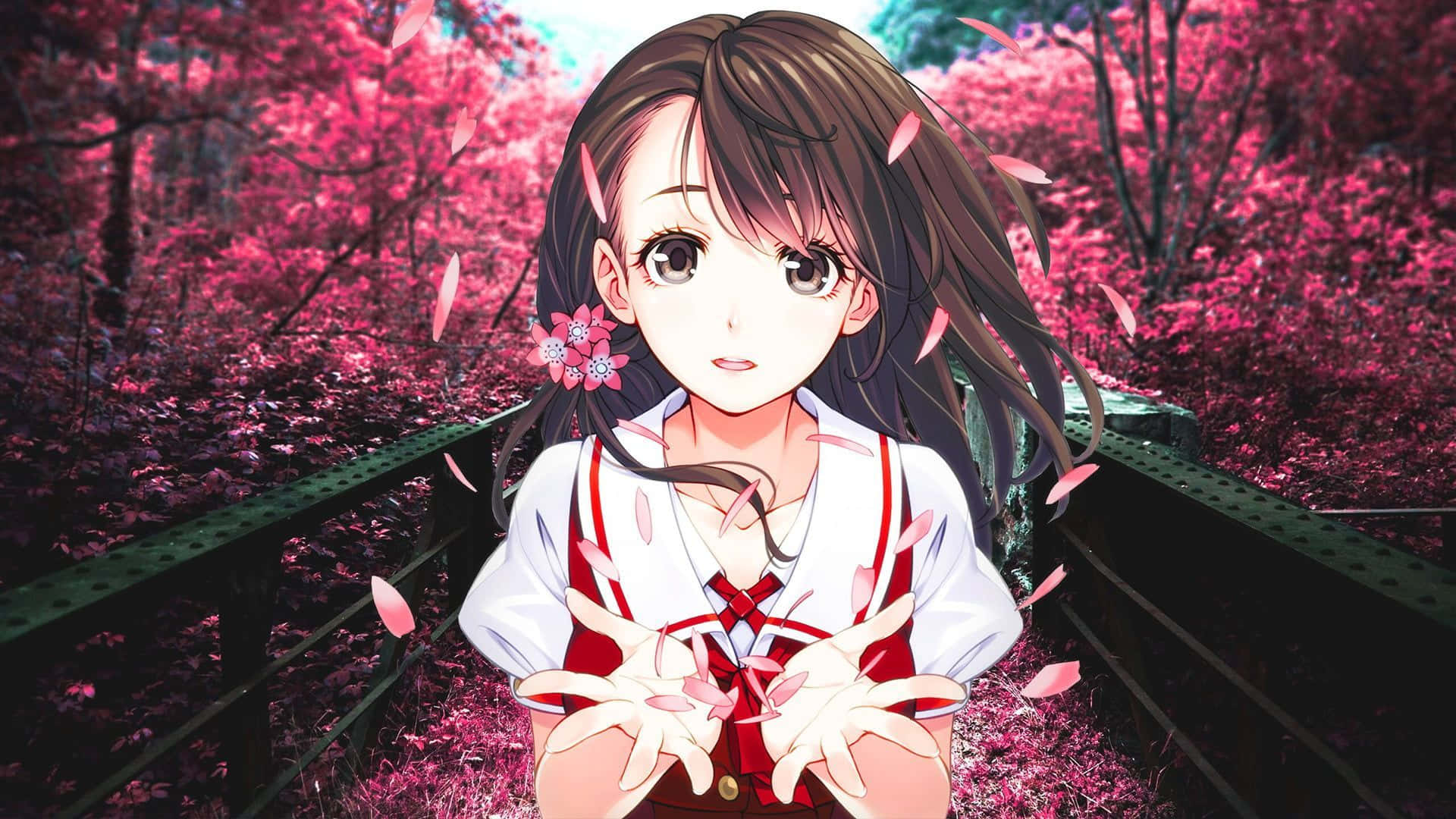 School Girl Wallpaper