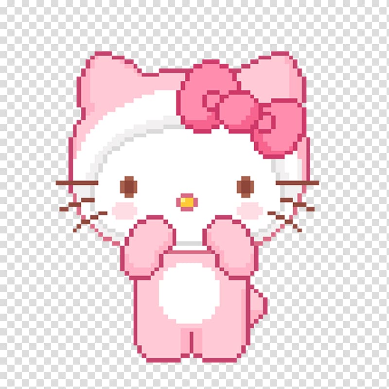 Hello Kitty Gif Pixel Sanrio Frame Transparent