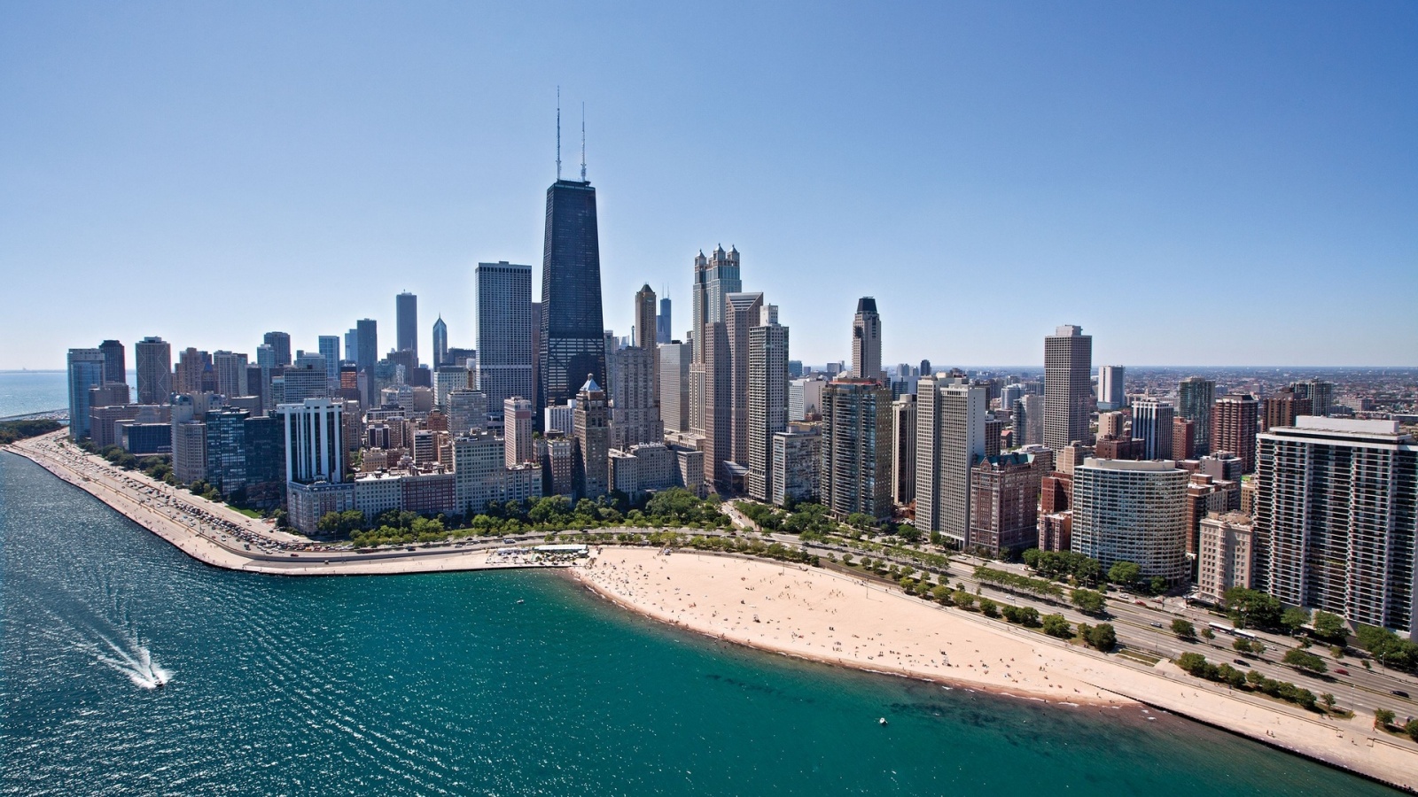 Chicago Beaches Wallpapers   852x480   174081 1600x900