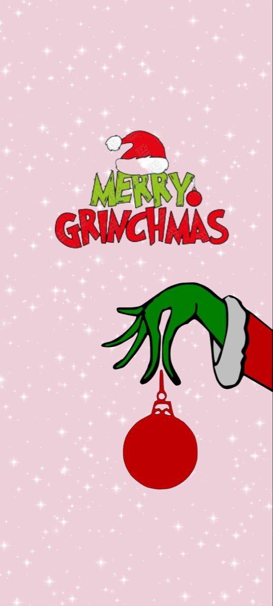 Pink Grinch Wallpaper Christmas Phone Funny