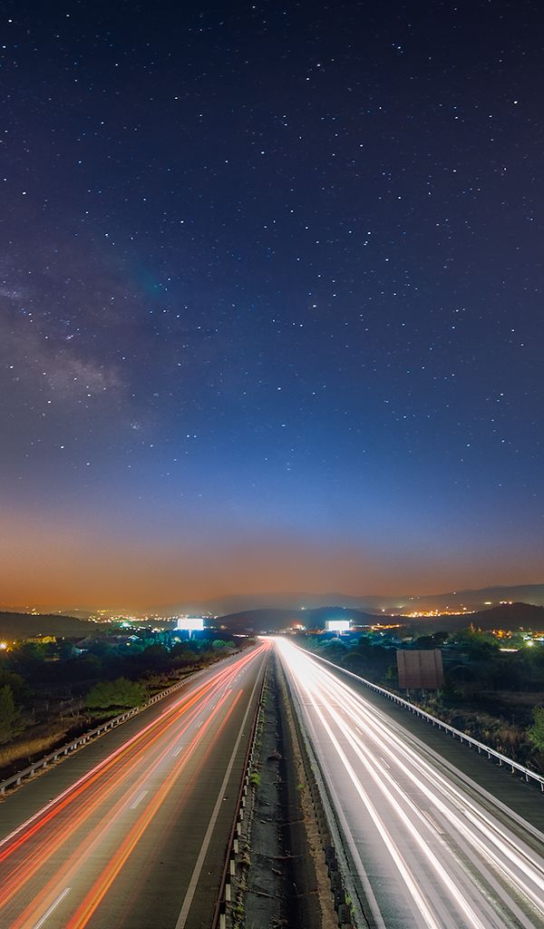 Highway To Limassol Cyprus In iPhone Wallpaper