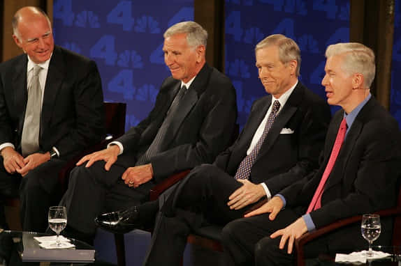 Former Governor Gray Davis In Discussion With Other Notable Wallpaper