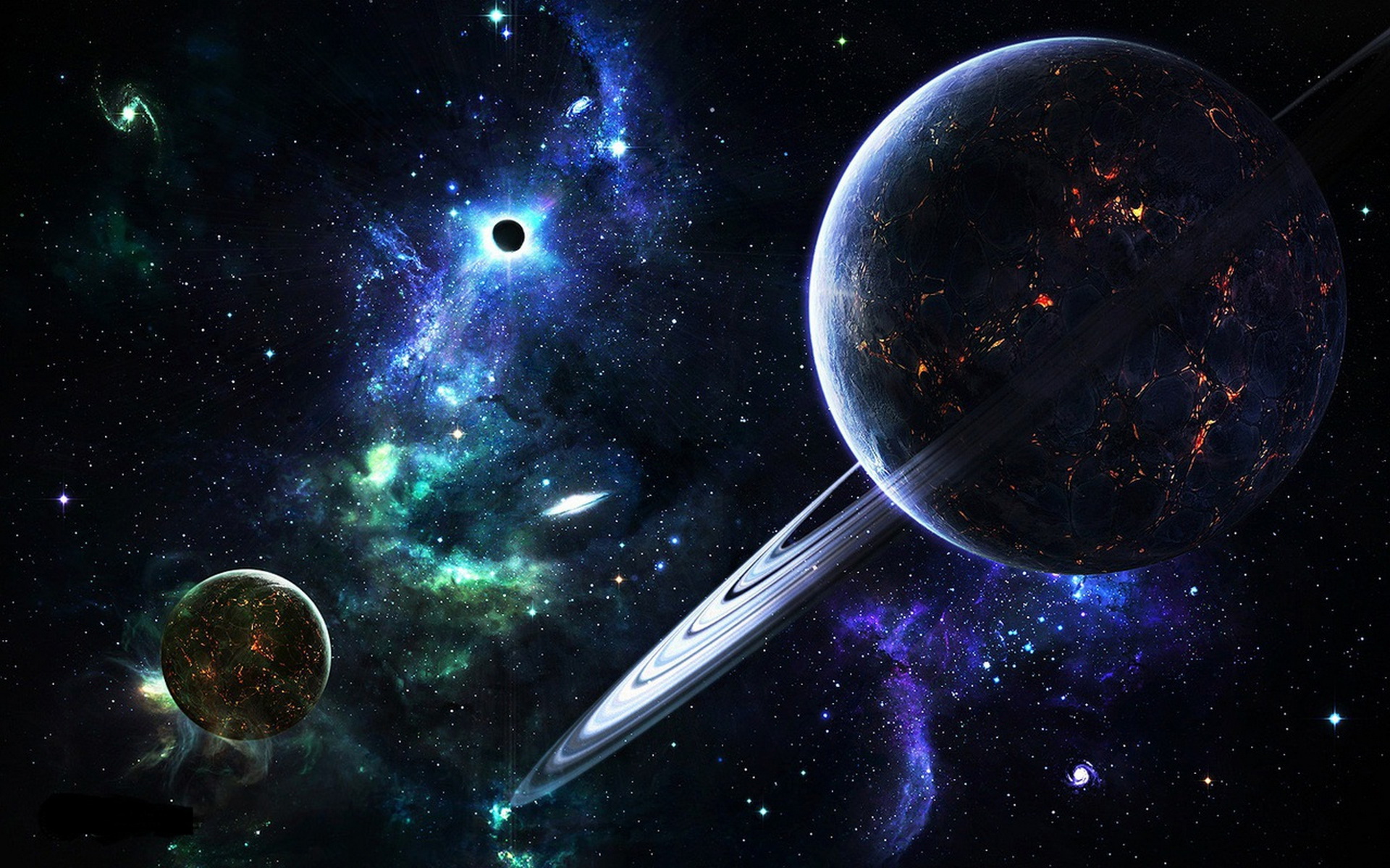 Planetary Ring Full HD Wallpaper and Background