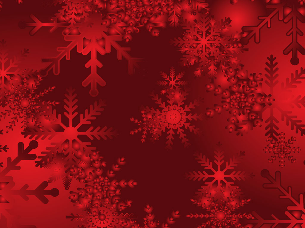 Red Snowy Christmas Background HD Wallpaper Pulse