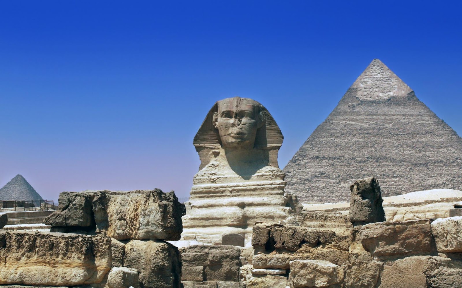 Cairo Sphinx Pyramids Full HD Desktop Wallpaper 1080p