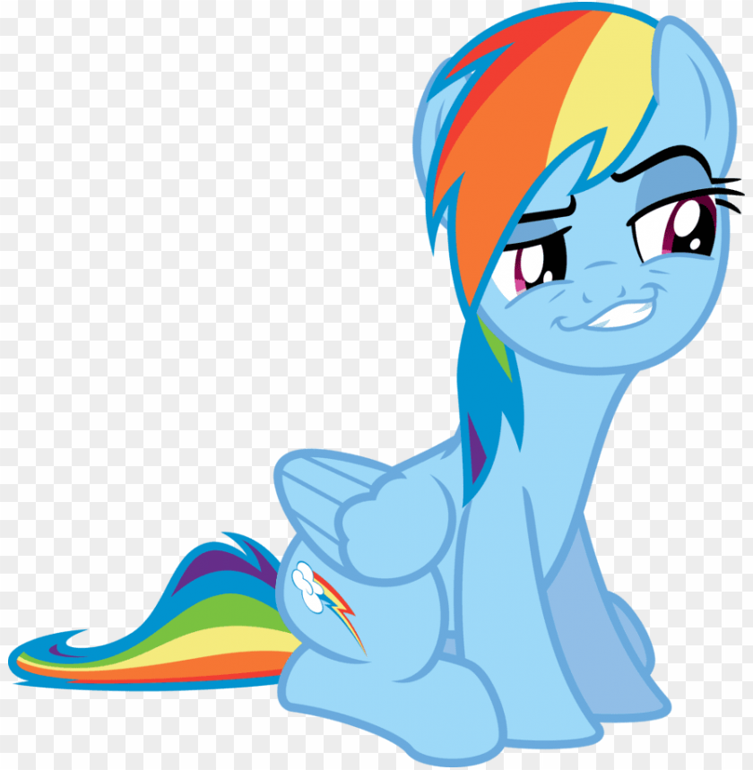 Rainbow Dash Best Smile Png Image With Transparent Background Toppng