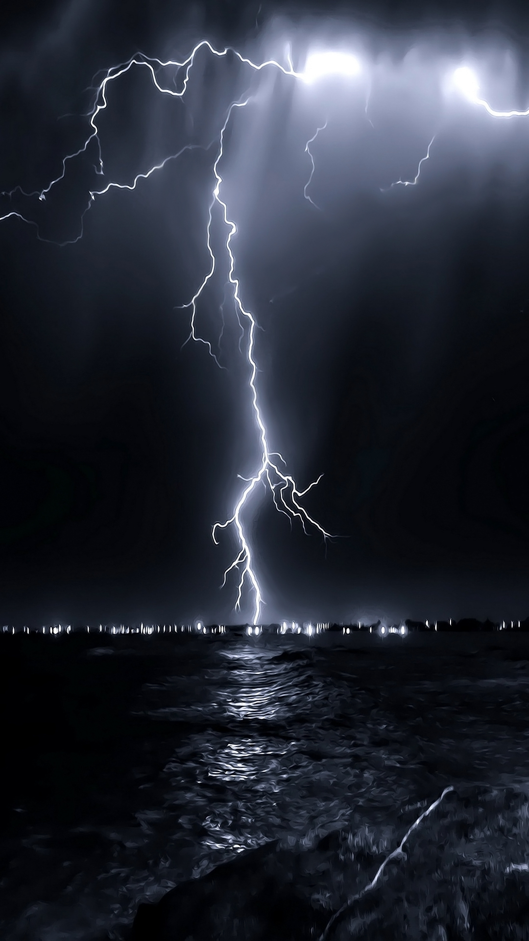 Lightning Wallpaper For iPhone Pro Max X