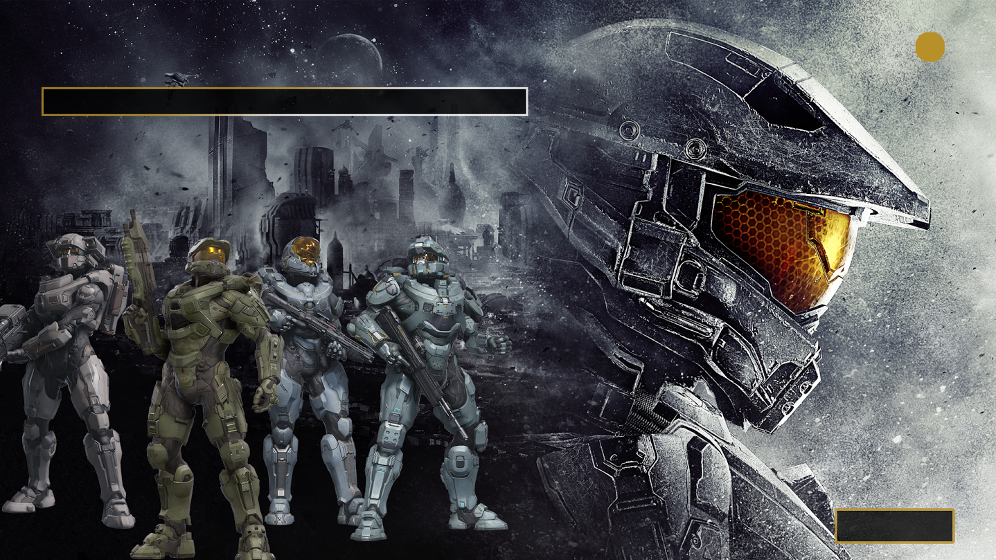 Custom Halo Guardians Blue Team Xbox One Background Screen