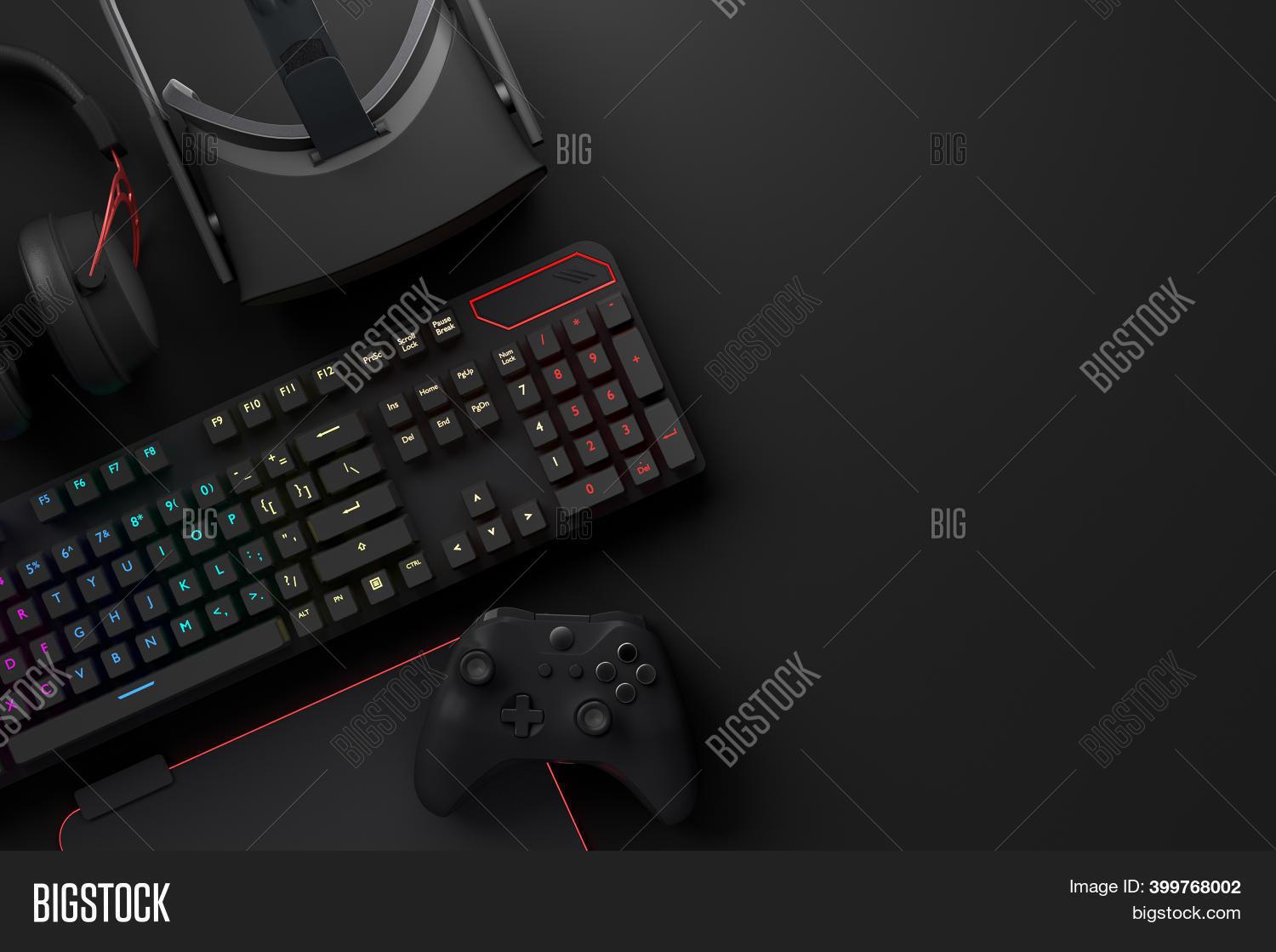 Free download Top View Gamer Image Photo Free Trial Bigstock [1500x1120