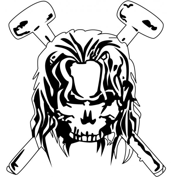 Triple H Skull by kristy4life on