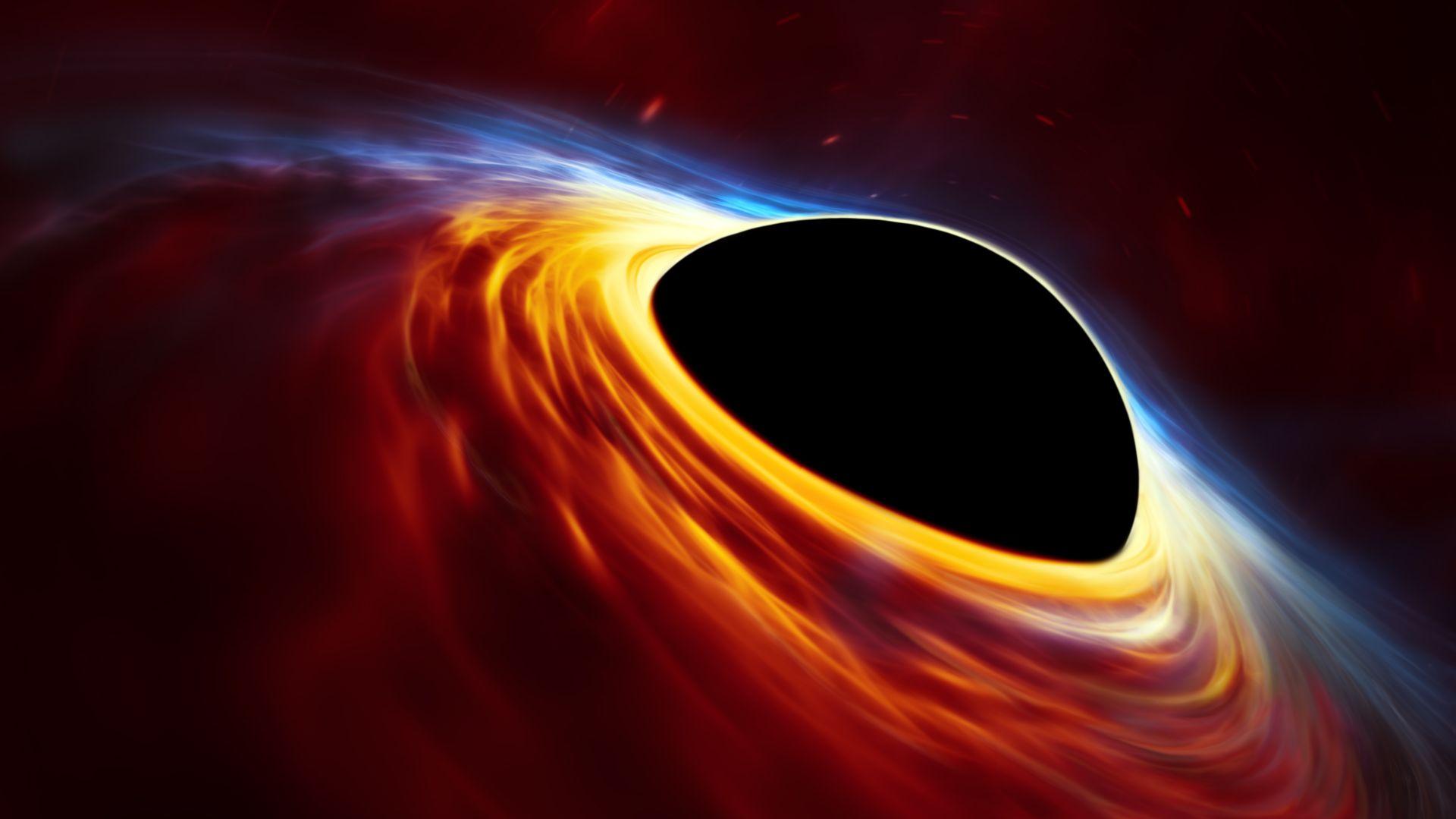 Desktop Wallpaper Supermassive Black Hole Space 5k HD Image