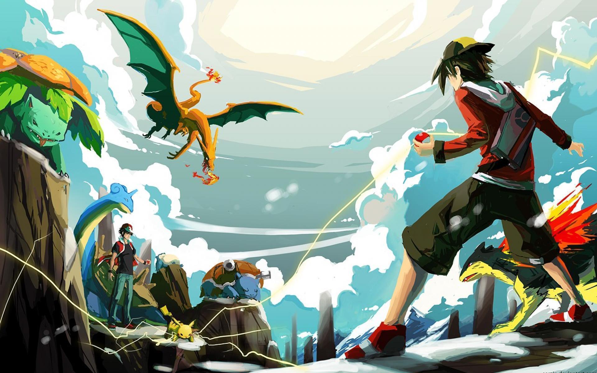 Free download Pokemon HD Wallpapers [1920x1200] for your Desktop, Mobile &  Tablet | Explore 74+ Red Pokemon Wallpaper | Pokemon Trainer Red Wallpaper, Pokemon  Backgrounds, Pokemon Black Background
