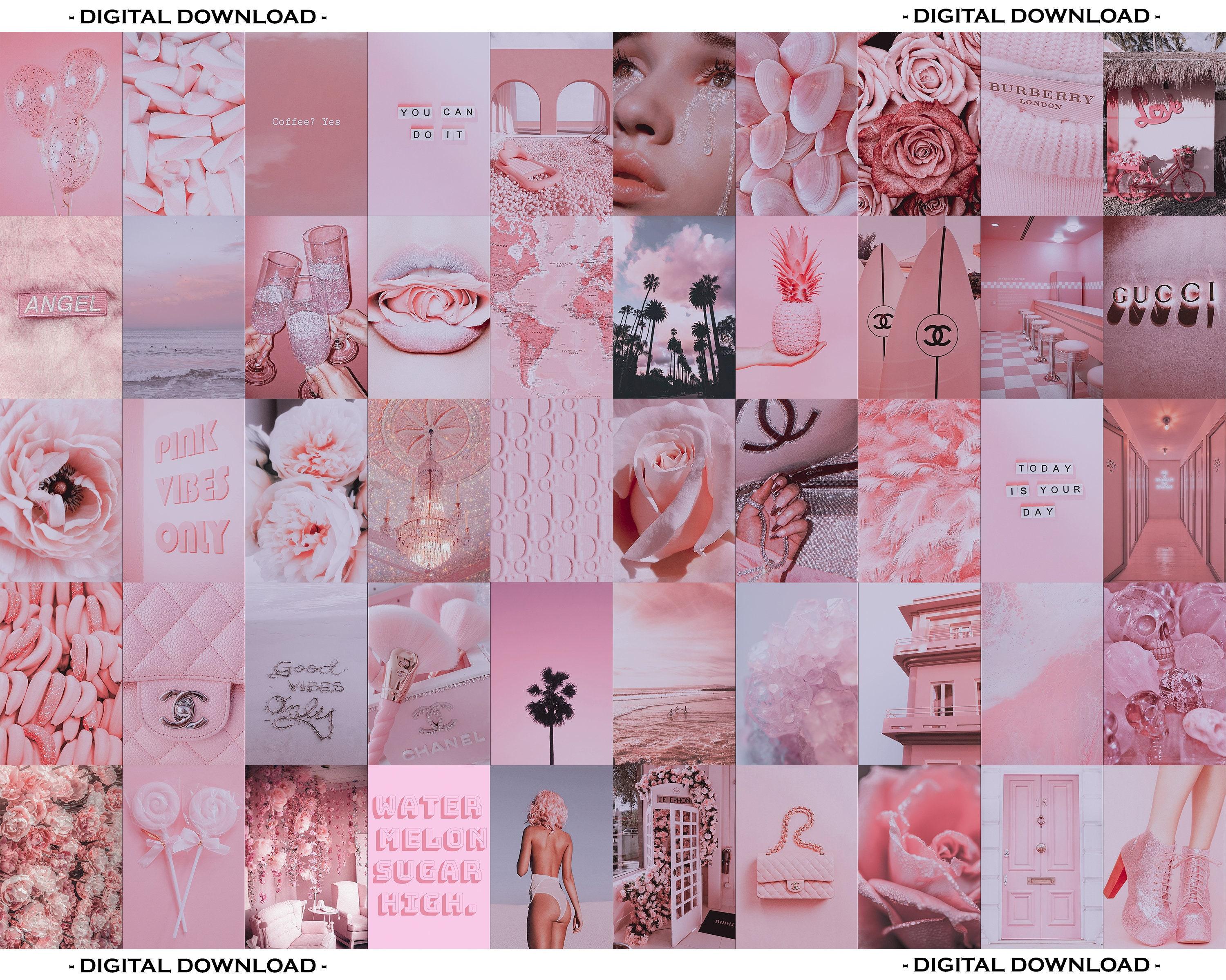 Pink Collage Wall Decor Aesthetic Canada